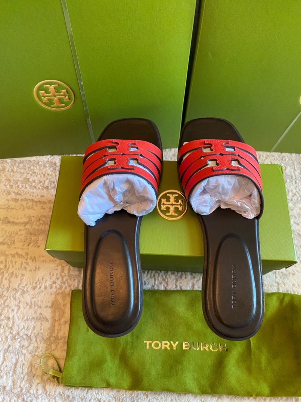 Tory Burch Ines Cage Slide - Picture 5 of 9